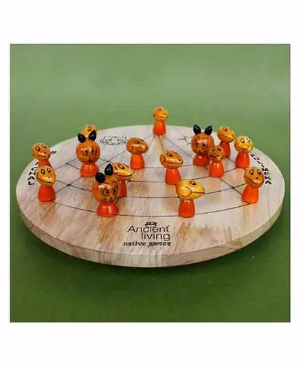 Ancient Living Puli Meka Board Game - Multicolor