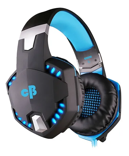 Cosmic Byte G2000 On the Ear Wired Gaming Headset - Black & Blue