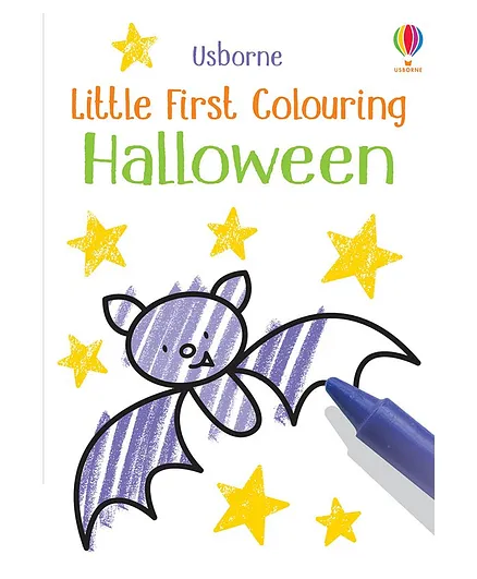 Usborne Halloween Themed First Coloring Book - English
