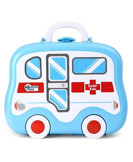 Mamma Mia Kids Doctor's Kit Rolling Van - Multicolour