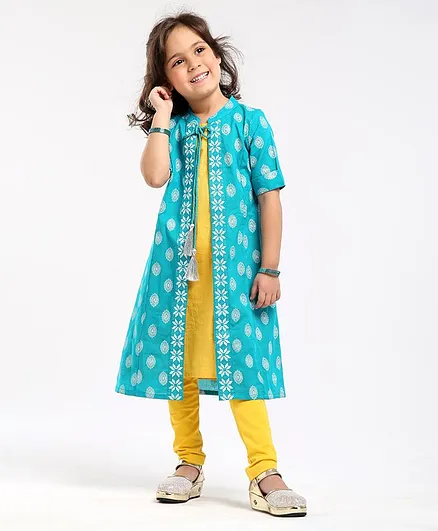 cape sleeves kurti