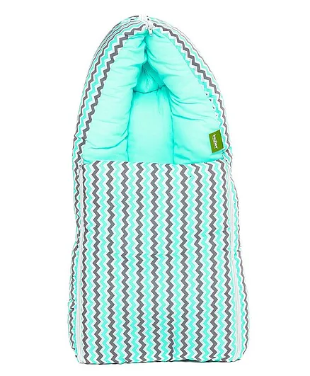 Baybee 3 in 1 Baby Sleeping Bag Cum Carry Bed - Green