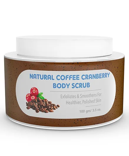 The Moms Co. Natural Cranberry Coffee Body Scrub - 100 gm