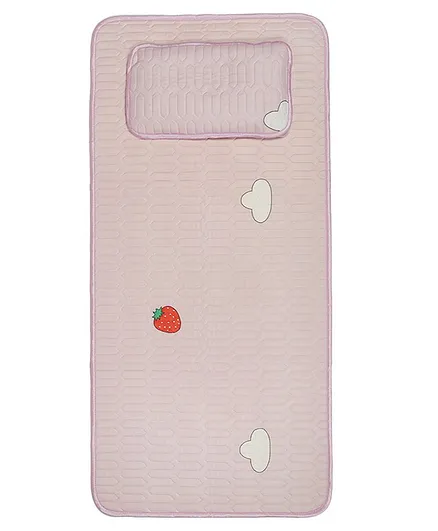 Baby Moo Washable Mat With Pillow - Pink
