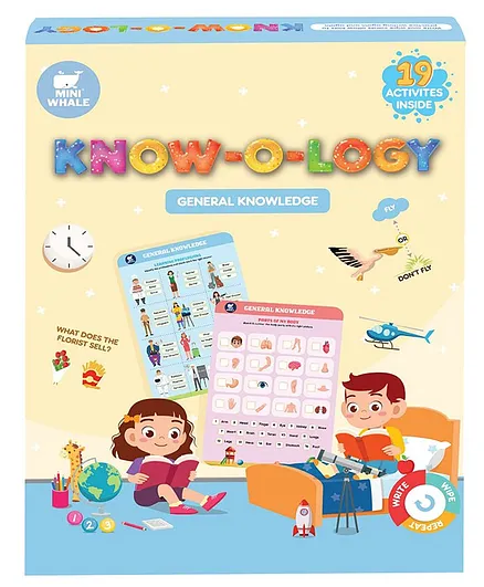 Miniwhale Know-O-Logy Activity Game - Muticolor
