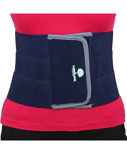 Longlife Abdominal Belt For Tummy Reduction Small - Blue