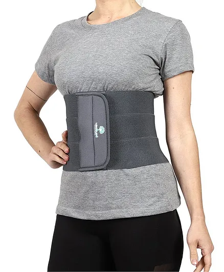 Longlife Abdominal Belt For Tummy Reduction Small - Grey