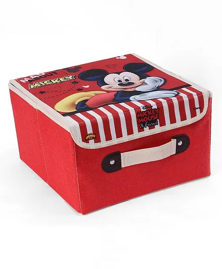 Disney Mickey Mouse Multipurpose & Foldable Storage Box - Red