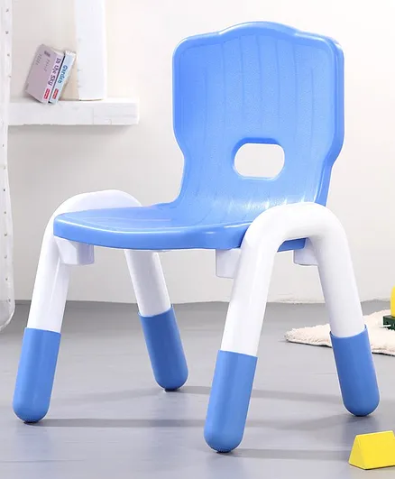 Sturdy Chair With Back Support - Blue
