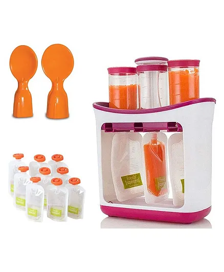 Mold Your Memories Squeeze Station Baby Food Maker - Purple