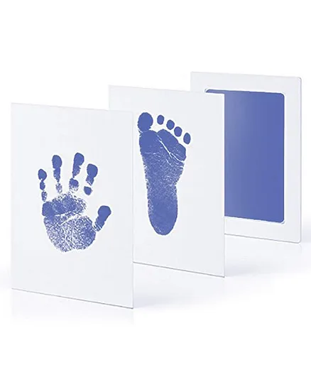 Mold Your Memories Baby Hand and Foot Ink Imprint Kit - Blue