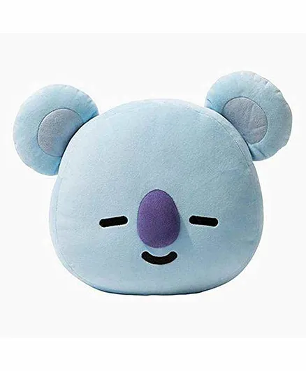 D&Y Panda Face Cushion - Blue