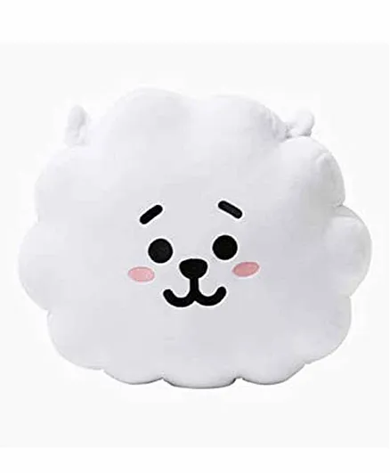D&Y Cloud Shape Cushion With Smile Face - White