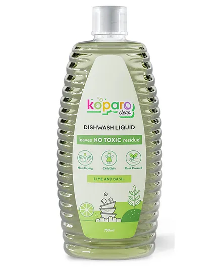 Koparo Organic Dishwash Liquid Natural & Non-Toxic Safe for Kids & Pets-750ml