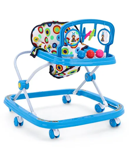 Dash Activity Walker with Rattles - Blue