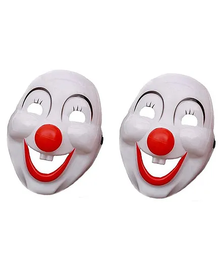 Syga Clown Face Mask with Detachable Nose - Pack of 2