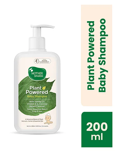 Mother Sparsh Plant Powered Natural Baby Shampoo - 200 ml