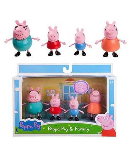 Yunicorn Max Peppa Pig Toys Family Set - Multicolour
