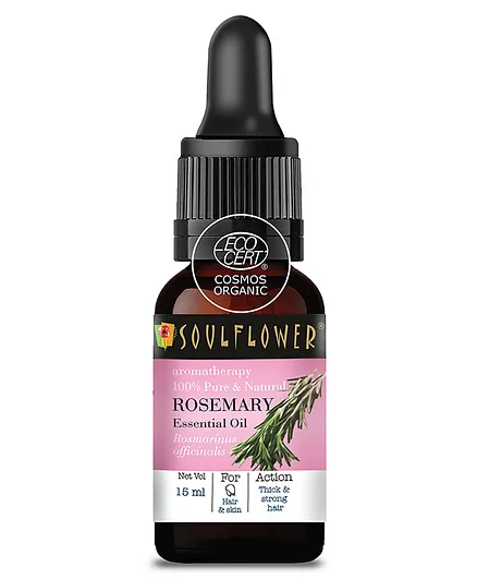 Soulflower Rosemary Essential Oil - 15ml