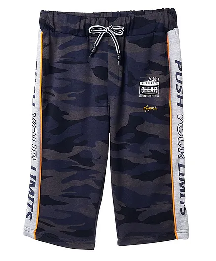 Monte Carlo Camouflaged Lounge Pants - Navy Blue