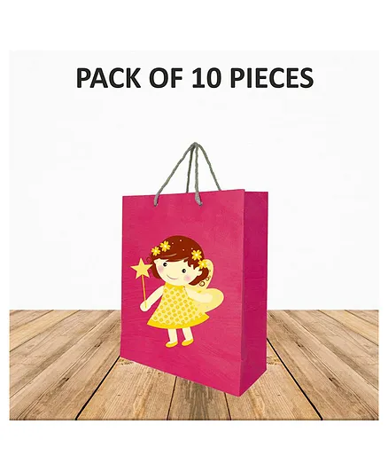 Untumble Fairy Princess Party Bags Pink - Pack of 10