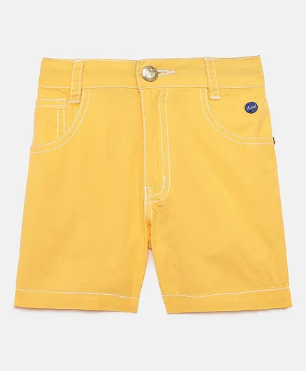 Actuel Solid Shorts - Yellow
