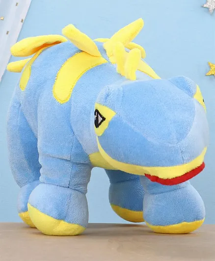 Toytales Soft Toy Dino Shape Blue - Length 53 cm