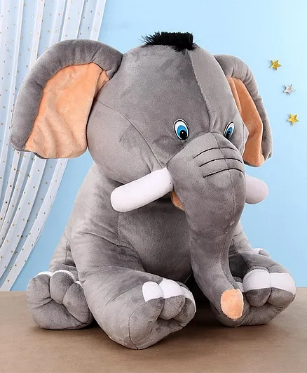 Toytales Elephant Soft Toy Grey - Height 50 cm