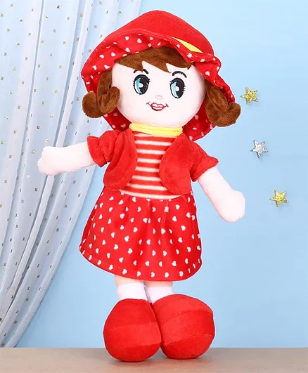 Toytales Winky Candy Doll Red - Height 40 cm