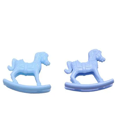 Funcart Blue Horse Baby Shower Favour - Pack Of 2