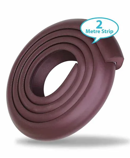 LuvLap Cushioned Safety Strip Furniture Edge Guard Tape With 3M Adhesive Brown - 204 cm