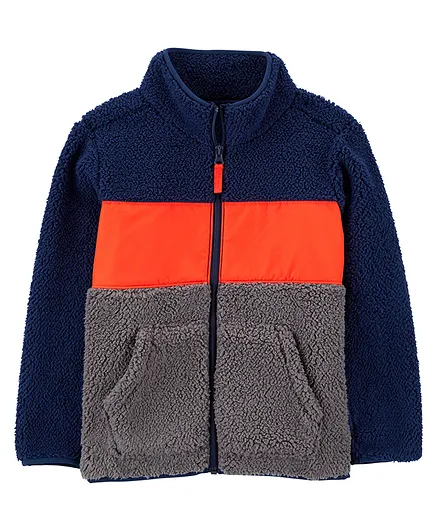 Carter's Sherpa Zip-Up Jacket - Multicolor
