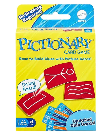 Mattel Pictionary Card Game - 88 Picture Cards