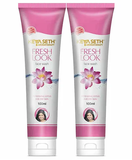 Keya Seth Aromatherapy Lotus Face Wash Pack of 2 - 100 ml each