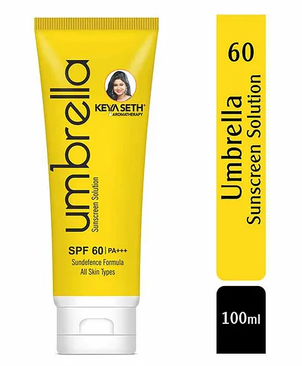 Keya Seth Aromatherapy Umbrella Sunscreen Solution With SPF 60 - 100 ml 