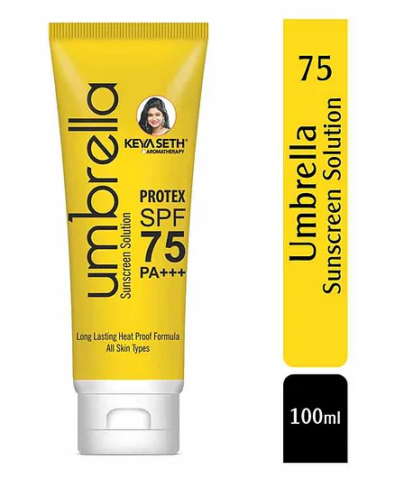 Keya Seth Aromatherapy Umbrella Sunscreen Solution With SPF 75 - 100 ml