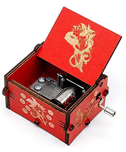 Caaju Dragon Z Wooden Music Box - Red