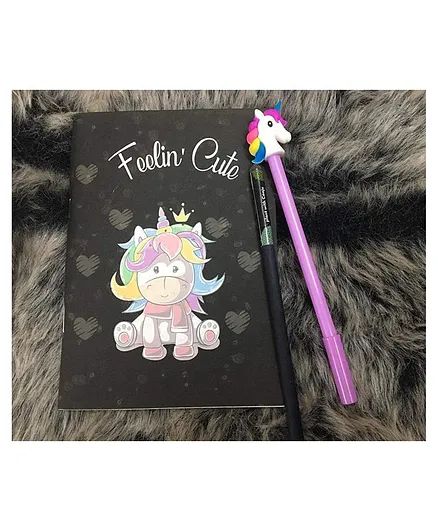 Caaju Baby Unicorn Plantable Diary with 2 Plantable Pencil - Pink