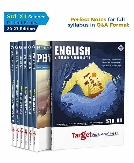 Physics Chemistry Maths and English Standard 12th Book Pack of 7 - English