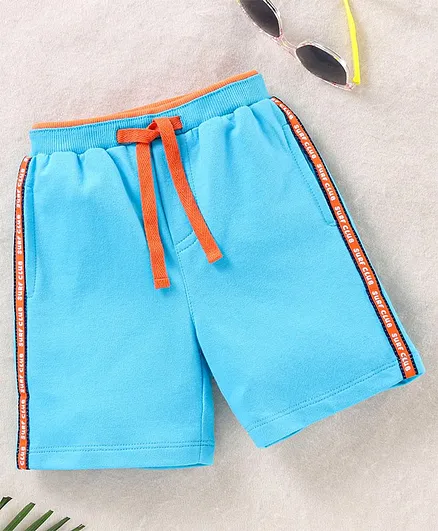 Babyhug Regular Fit Printed Shorts - Blue