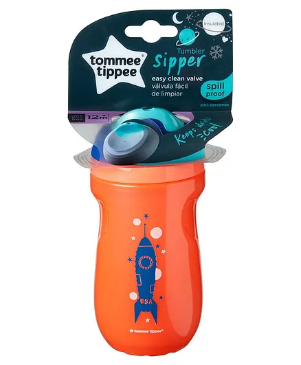 Tommee Tippee Insulated Tumbler Cup Orange - 270 ml
