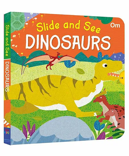 Slide And See Dinosaurs Book - English
