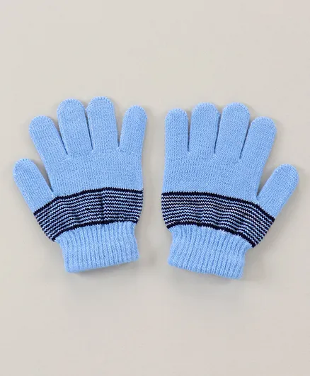 Babyhug Woollen Gloves - Blue