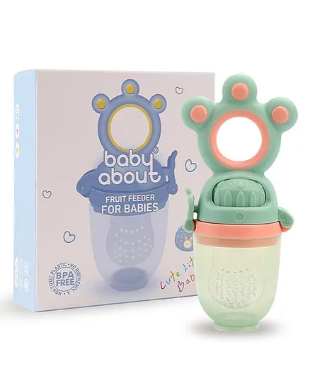 StarAndDaisy Baby Feeder Silicone Nipple Soother - Green