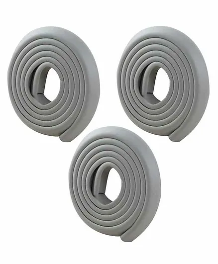 Syga Cushioned Safety Strip Furniture Edge Guard Tape Set of 3  - Grey