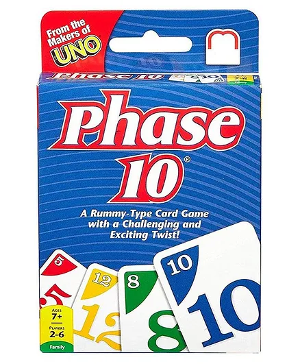 Negocio Phase 10 A Rummy-Type Card Game Multicolor - 