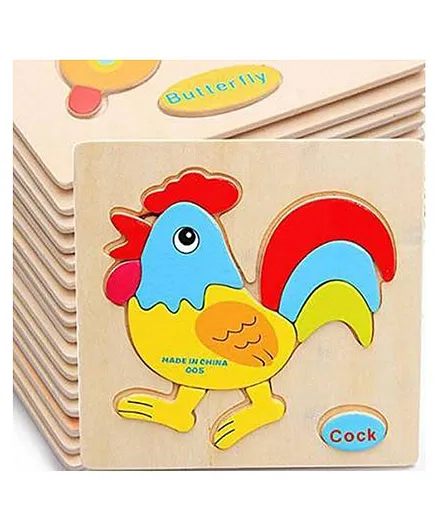 Dhawani Wooden Cartoon Animal Plane Fruit Design Puzzle Assemble Game -  Multicolor Online India, Buy Educational Games for (3-8 Years) at   - 9321119