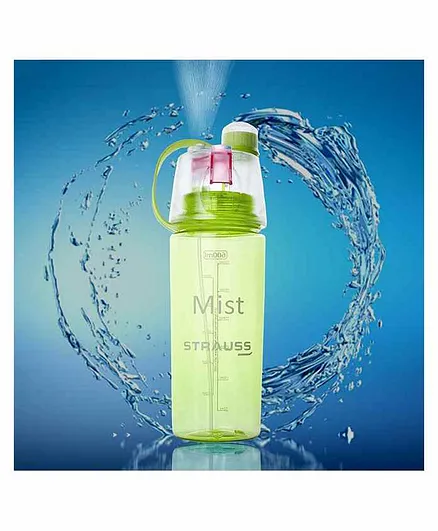 Strauss Water Mist Spray Bottle Green - 600ml 