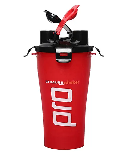Strauss Dual Shaker Pro Red - 700 ml