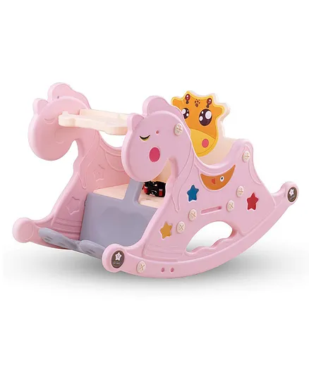 Baybee Horse Rocking Chair - Pink